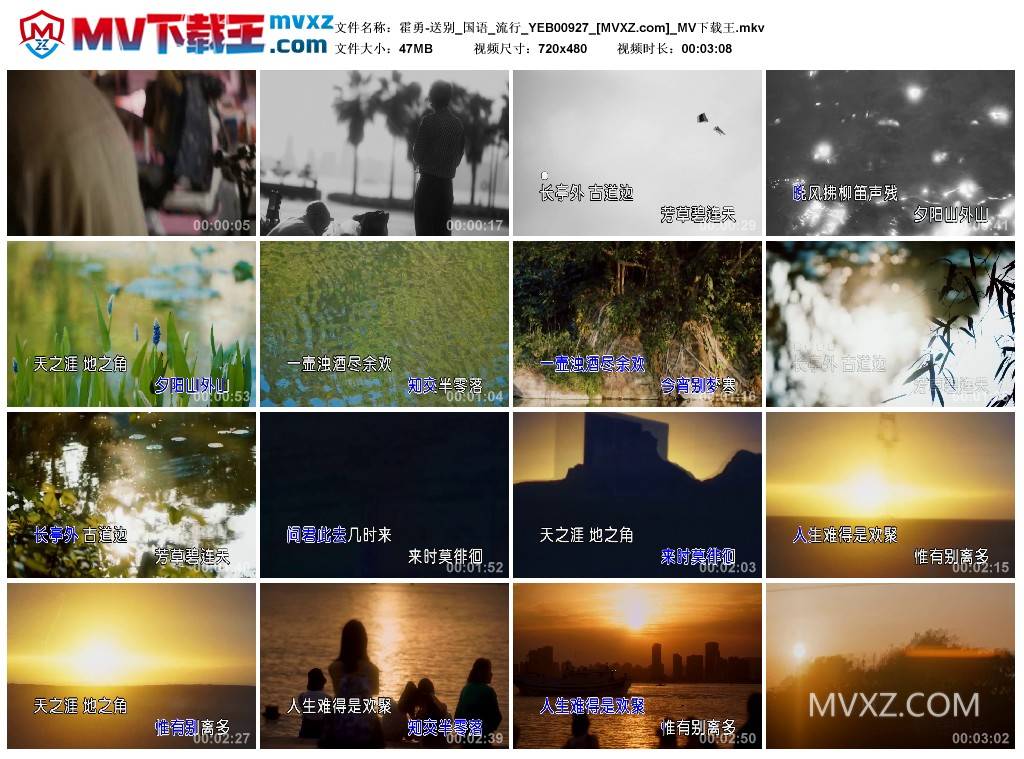 霍勇-送别_国语_流行_YEB00927